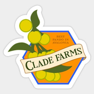 Strange World Clade Farm Logo Sticker